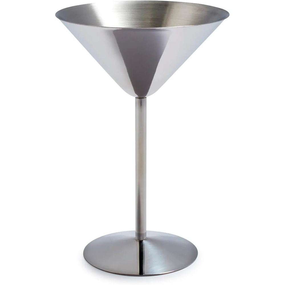 image:imageSur La Table Stainless Steel Martini Glass Silver