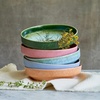 Sur La Table Lucent Reactive Glaze Pasta Bowl, Sea Salt