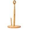 Sur La Table Olivewood Paper Towel Holder, Brown