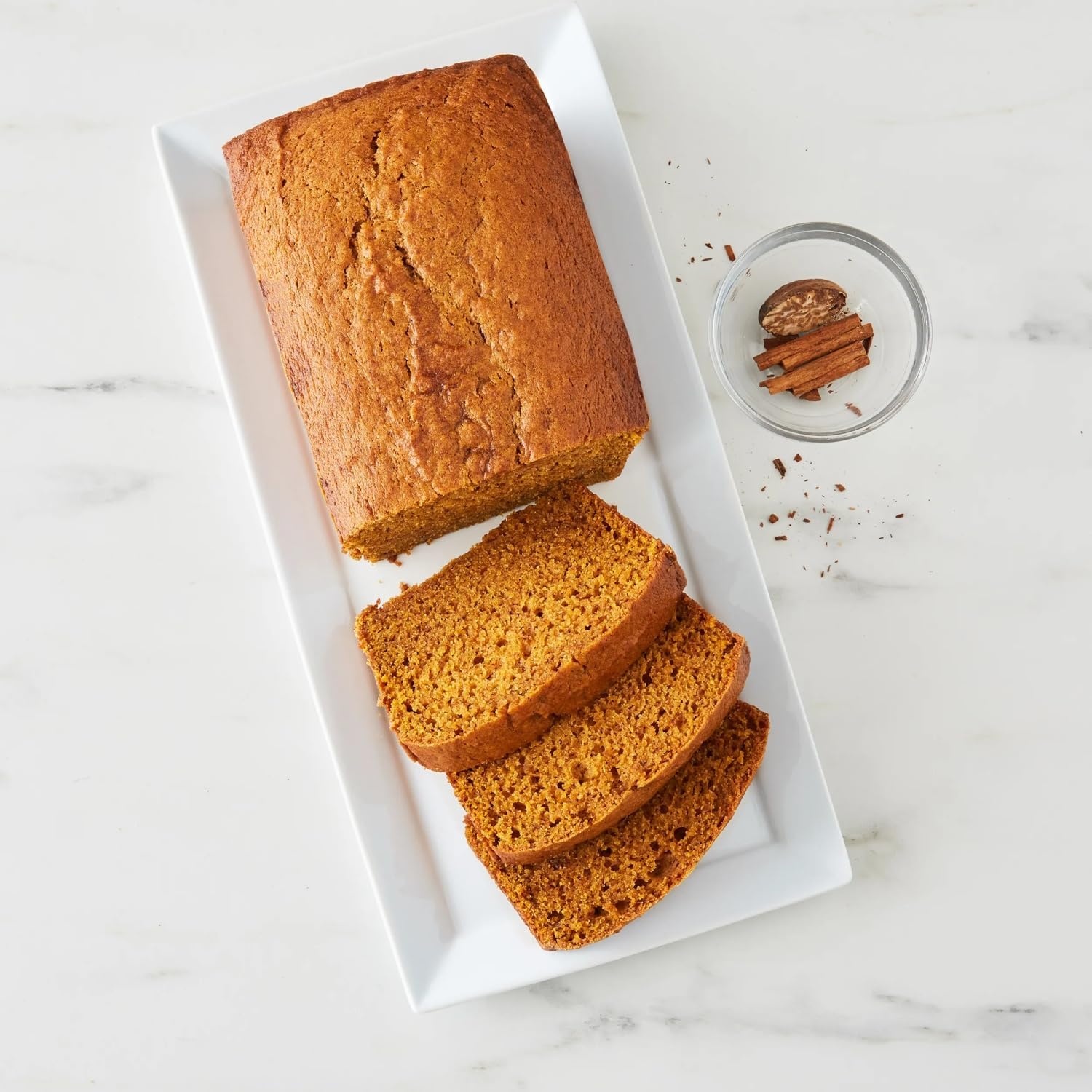 image:imageSur la table Pumpkin Loaf Bread Mix White