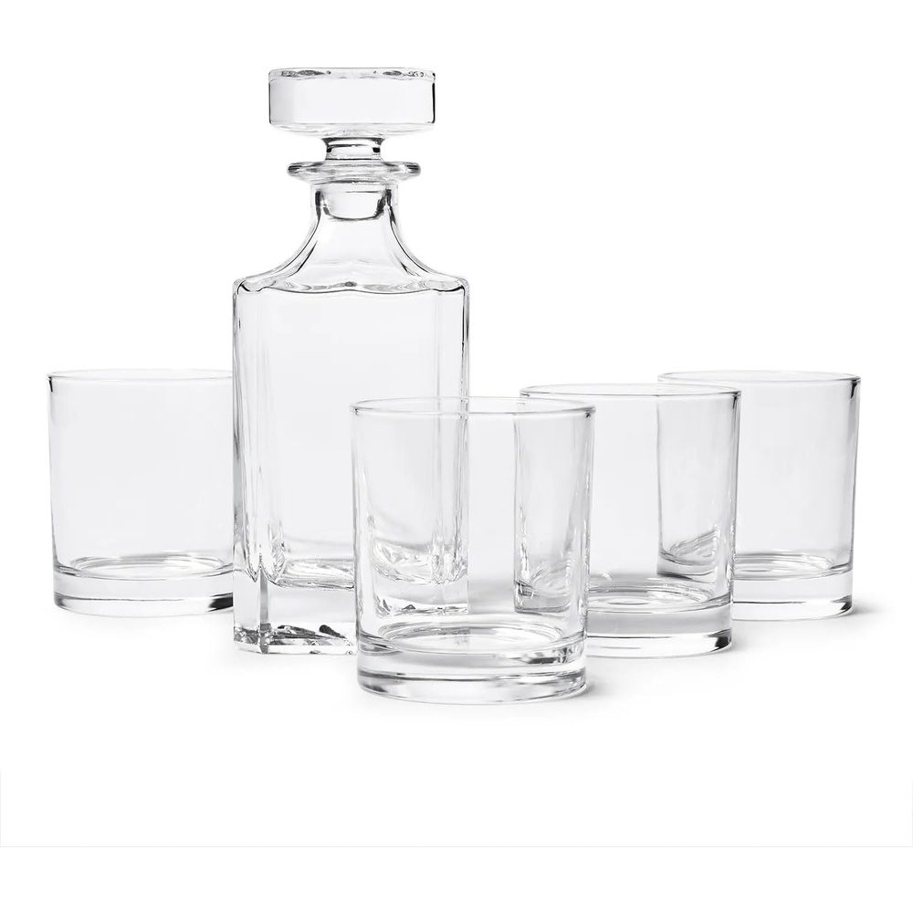 image:imageSur La Table Decanter amp Double OldFashioned Glasses Set Clear