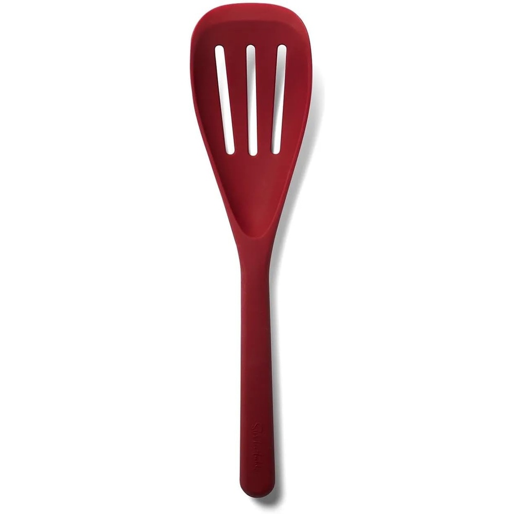 image:imageSur La Table Ultimate Slotted Spoon Dark Red