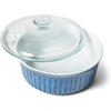 Sur La Table Round Baker with Lid, 2 qt, Blue