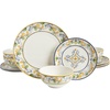 Sur La Table Kitchen Essentials Plates and Bowls Set, 12 Piece Dinnerware(Decorated)