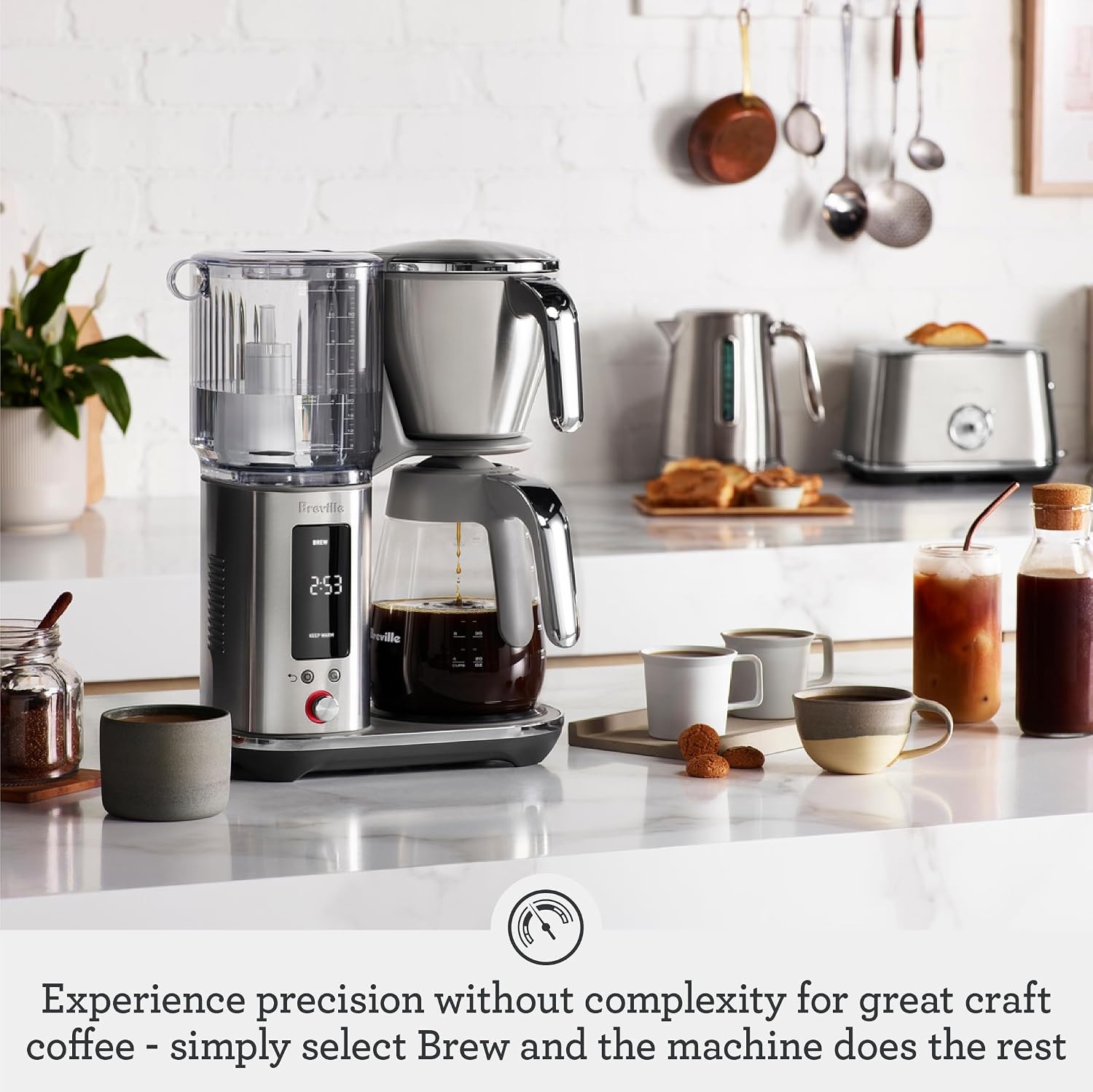 image:imageBreville BDC465DBL Luxe Brewer Thermal Carafe Damson BlueBlack Truffle