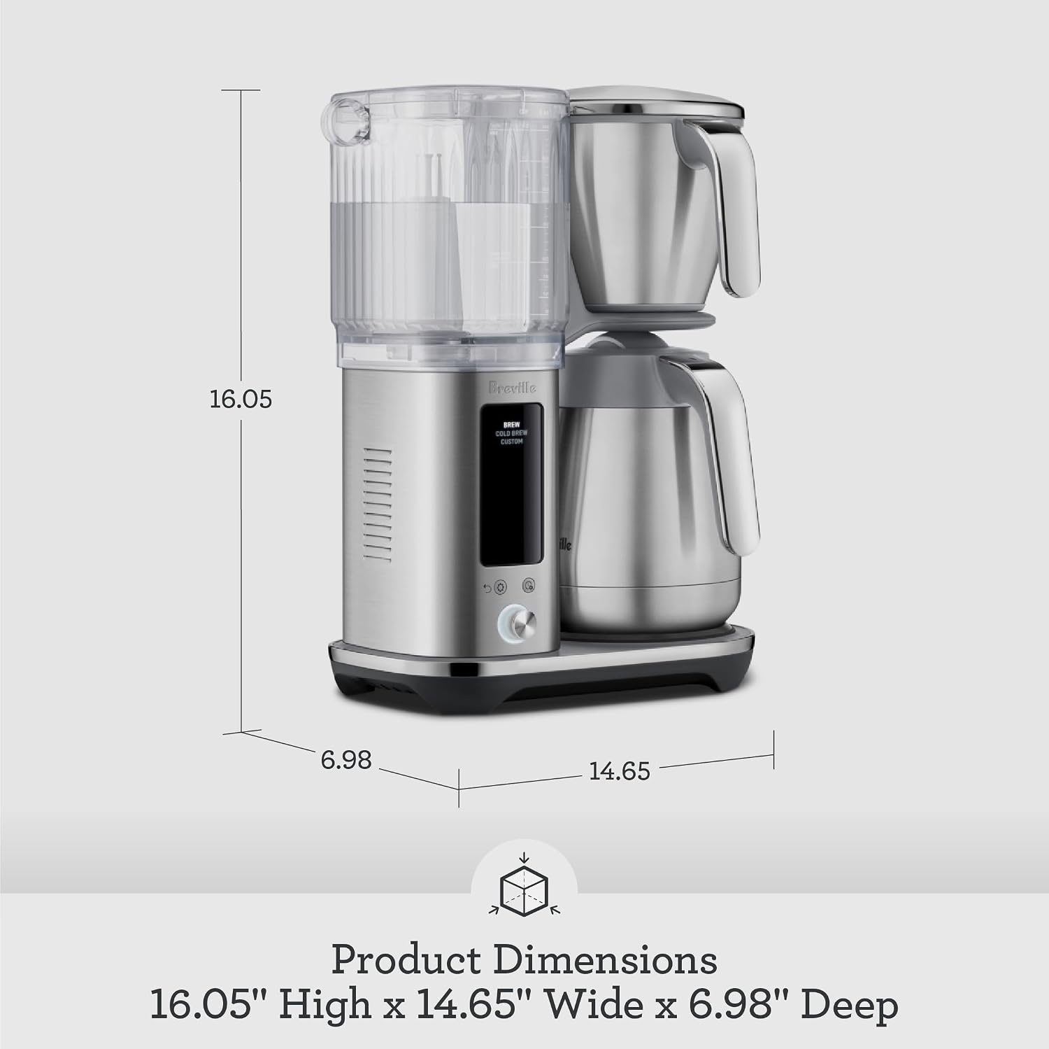 image:imageBreville BDC465DBL Luxe Brewer Thermal Carafe Damson BlueDamson Blue