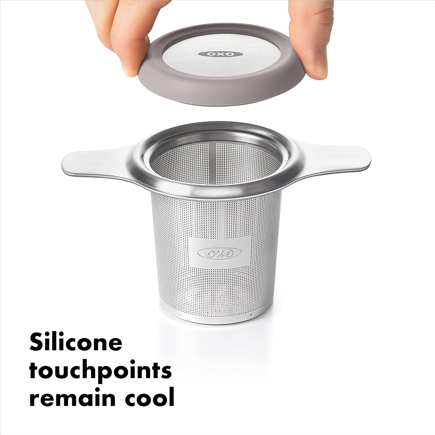image:imageOXO Brew Tea Strainer Basket Fine Mesh Stainless Steel6 oz