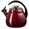 Le Creuset Enamel on Steel Cloche Kettle, 2.2 qt., Sea Salt(Garnet/Gold Star)