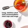 OXO Brew Twisting Ball Tea Infuser – Fine Mesh, Stainless Steel