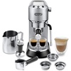 De’Longhi Dedica Arte Espresso Machine with My LatteArt Steam Wand (Milk Frother), 15-Bar Pump & 3-Level Temp Control – Compact Espresso Maker for Latte & Cappuccino – Italian Stainless Steel Design(Metal)