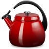 Le Creuset Enamel on Steel Cloche Kettle, 2.2 qt., Sea Salt(Cerise)