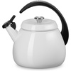 Le Creuset Enamel on Steel Cloche Kettle, 2.2 qt., Sea Salt(White)