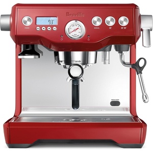 Breville BES920XL Dual Boiler Espresso Machine, Brushed Stainless Steel(Cranberry Red)