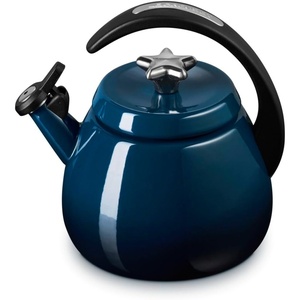 Le Creuset Enamel on Steel Cloche Kettle, 2.2 qt., Sea Salt(Nuit/Star)