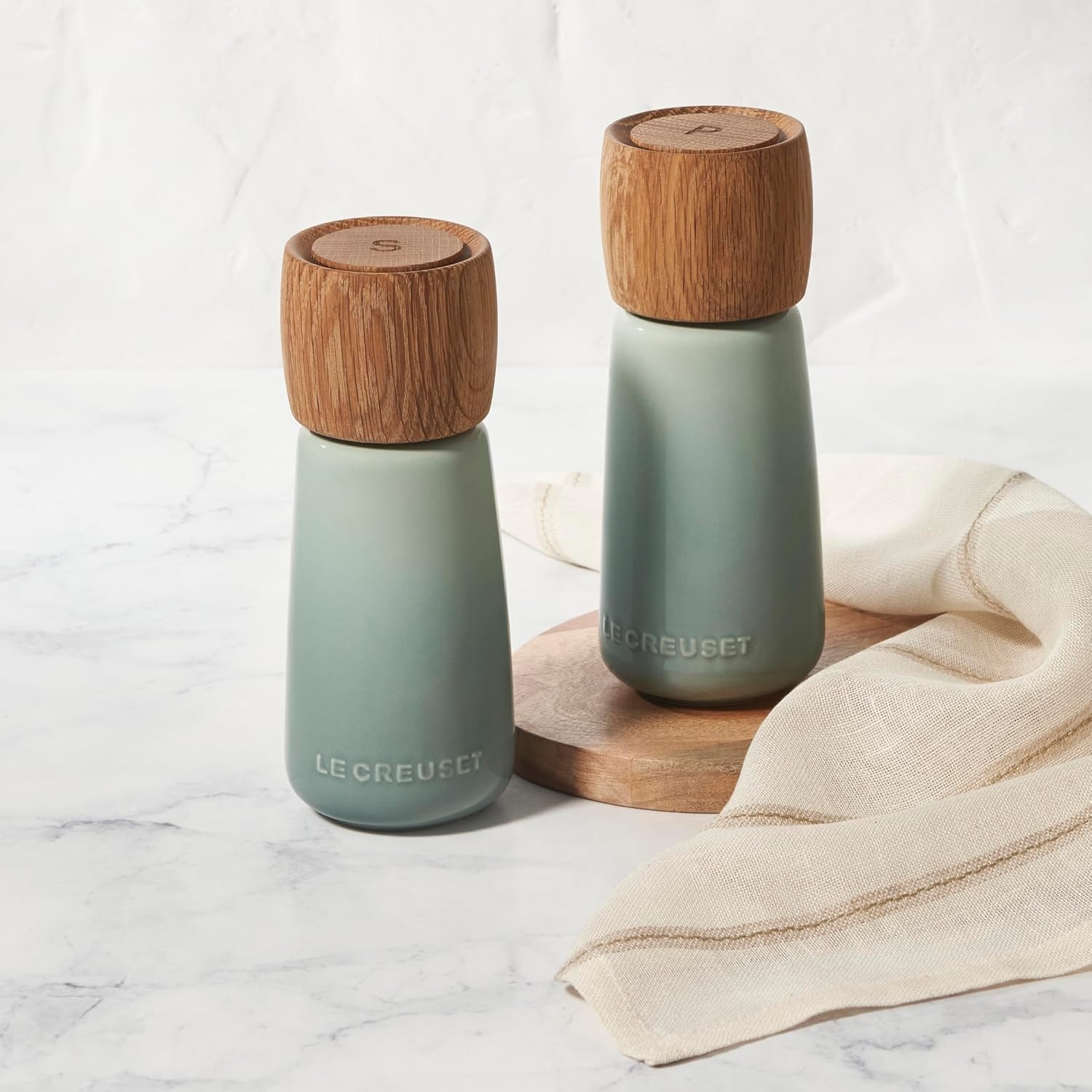 image:imageLe Creuset Stoneware Alpine Pepper Mill 7 CeriseSea Salt