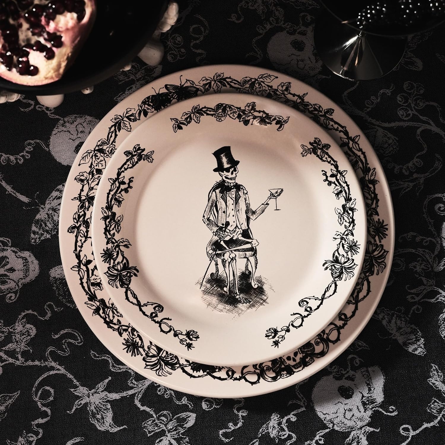 image:imageSur La Table Halloween Dinner Plate Black