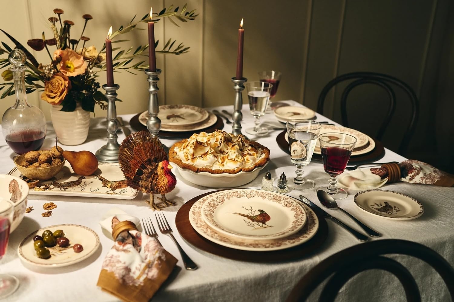 image:imageSur La Table Thanksgiving Harvest Birds Rectangular Platter