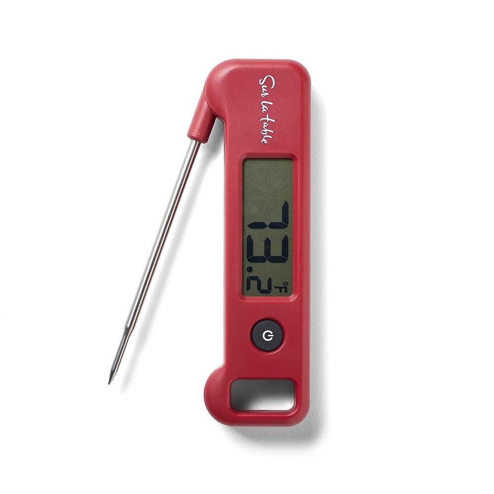 image:imageSur La Table Folding Instant Read Thermometer Dark Red