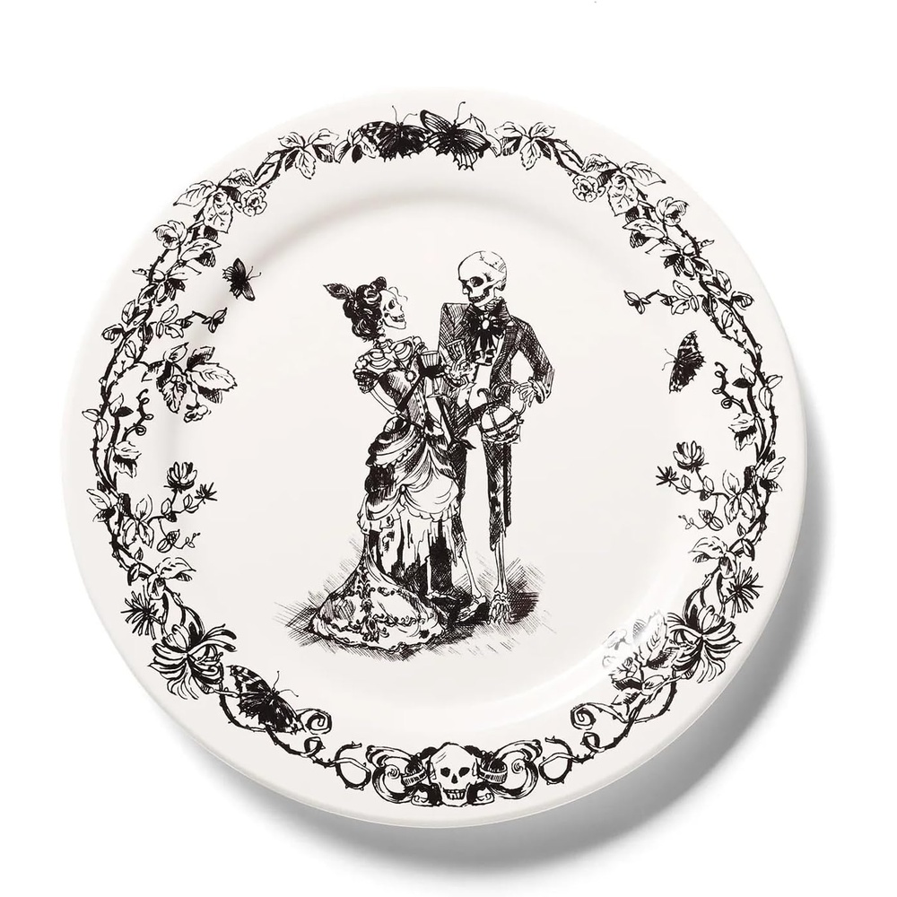 image:imageSur La Table Halloween Dinner Plate Black