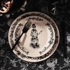 Sur La Table Halloween Dinner Plate, Black