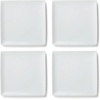 Sur la table Porcelain Square Side Plate, White(White)