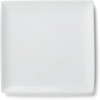 Sur la table Porcelain Square Side Plate, White(White)