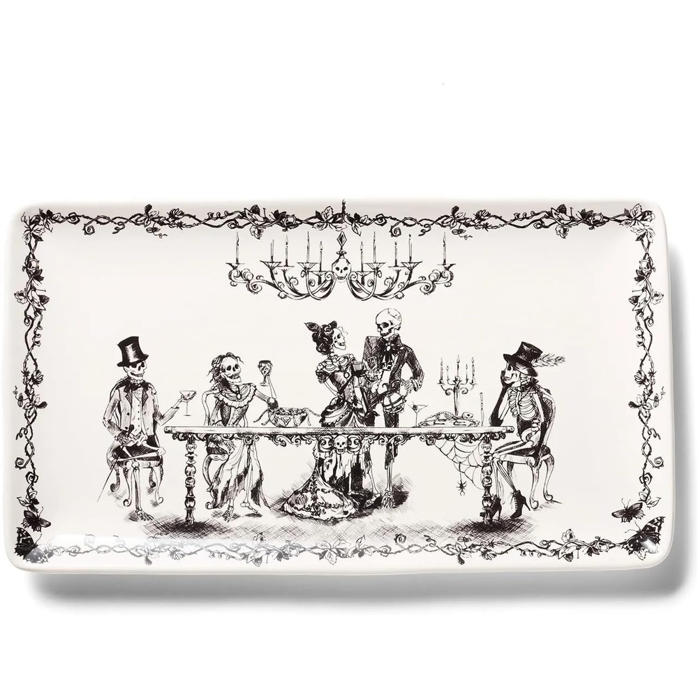 image:imageSur La Table Halloween Rectangular Platter Black