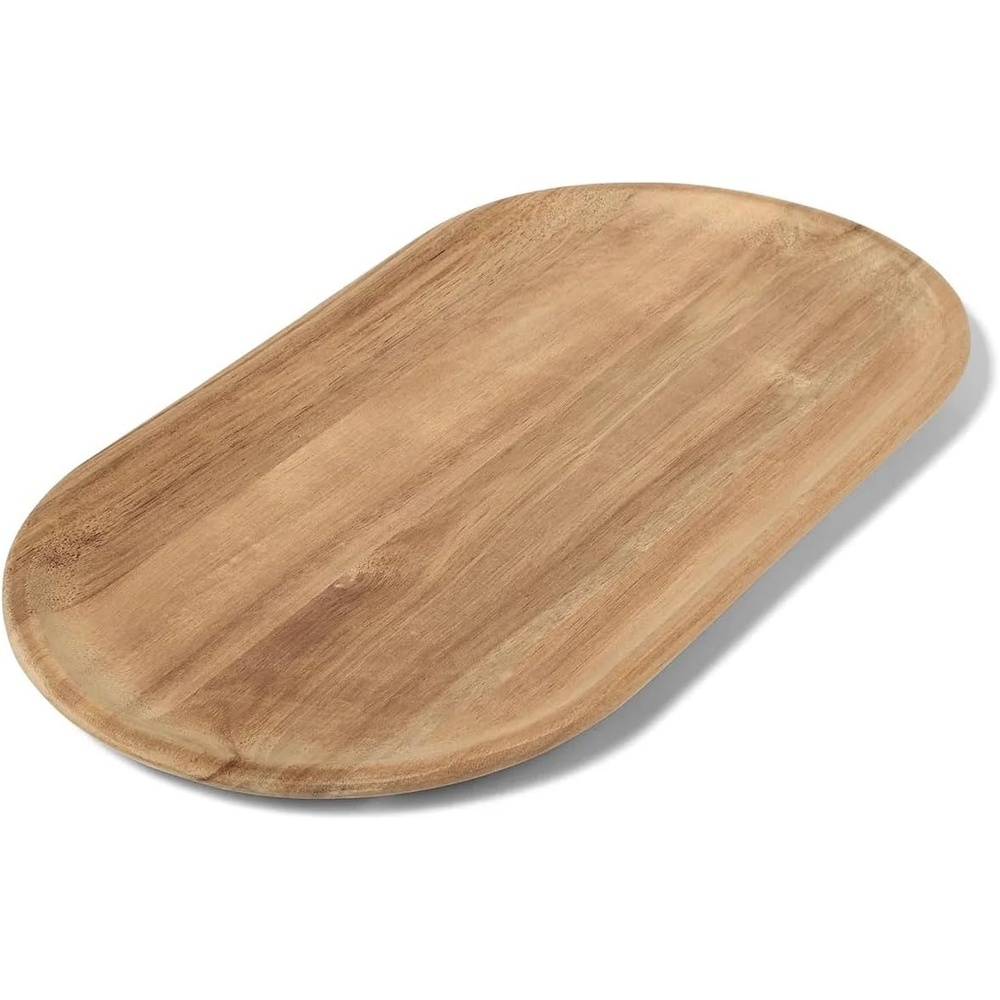 image:imageSur La Table Light Acacia Wood Oval Platter Brown
