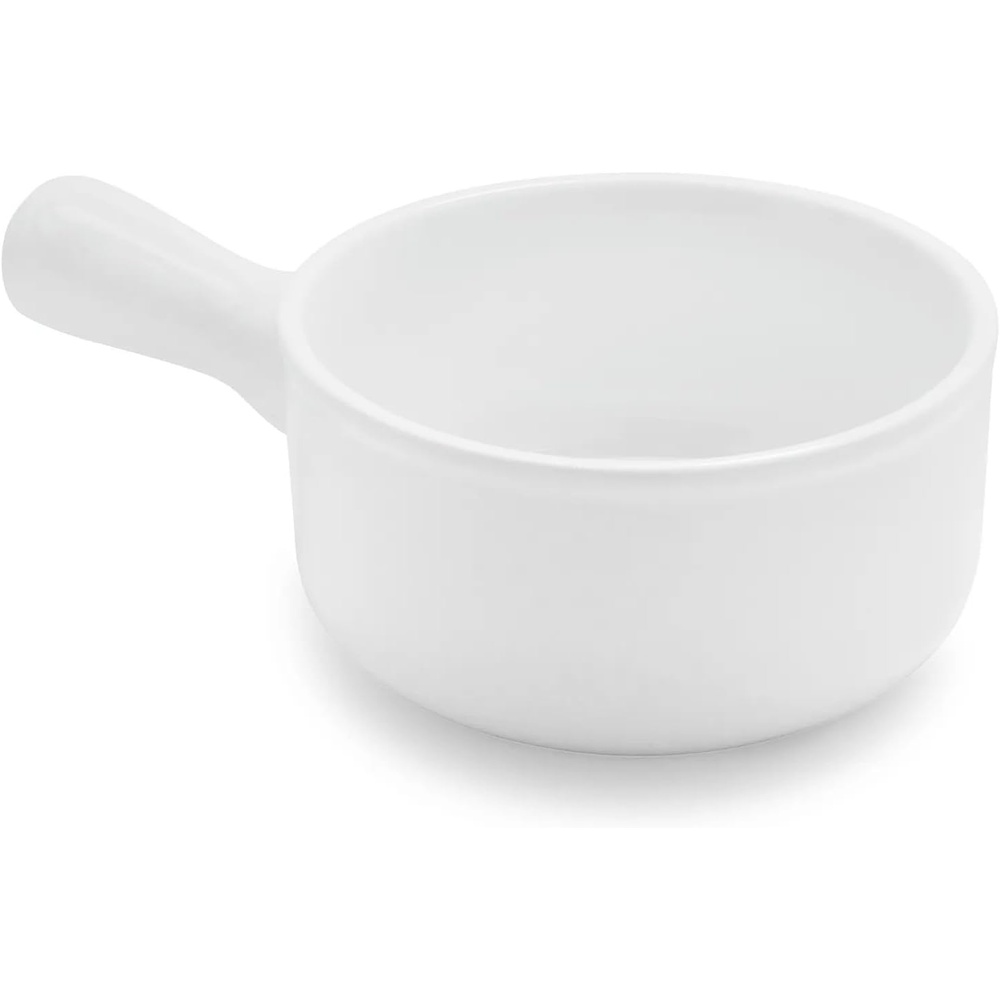 image:imageSur La Table Porcelain Soup Bowl with Handle White
