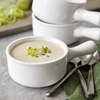 Sur La Table Porcelain Soup Bowl with Handle, White