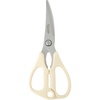 Sur La Table Kitchen Essential Kitchen Scissors with Stainless Steel Blades, All-Purpose Shears with Comfortable White Handles for Food Prep, Cutting & Everyday Use