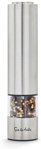 image:imageSur La Table Electric Salt amp Pepper Mill Set Silver