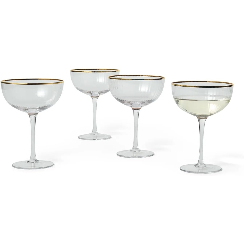 image:imageSur La Table Gold Rim Coupe Glass