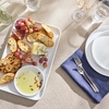 Sur La Table Coupe Rectangular Platter , White