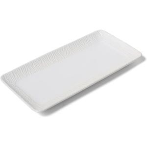Sur la table Faux Bois Platter , White