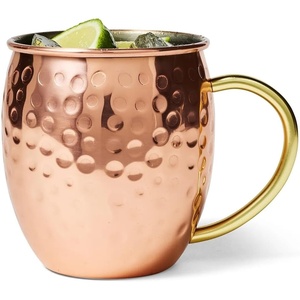 Sur la table Hammered Moscow Mule Mug , Copper